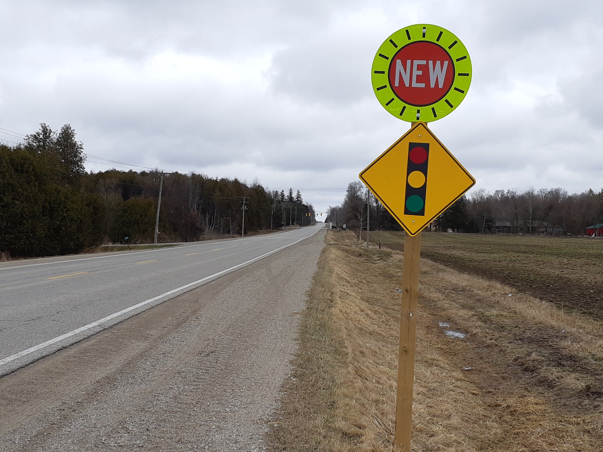 TEMPORARY TRAFFIC SIGNALS INSTALLED AT THREE WELLINGTON COUNTY ...