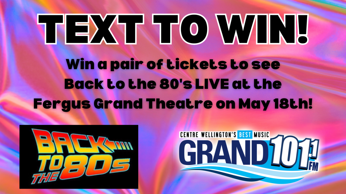 CONTEST: Text to WIN a Pair of Tickets to see 