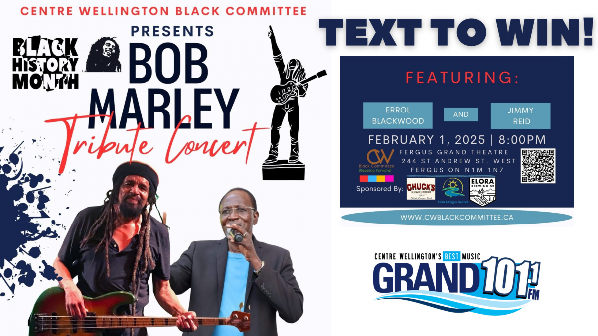 TEXT TO WIN: Win a Pair of Tickets to see the Bob Marley Tribute Concert!