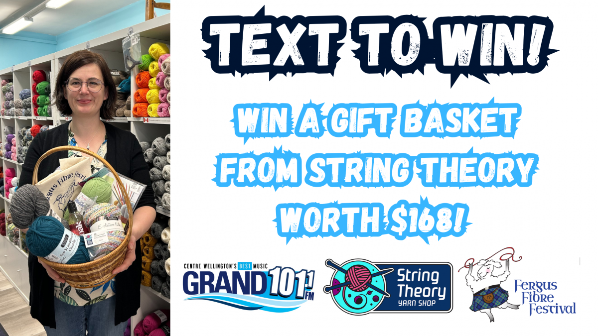 TEXT TO WIN: Win a Gift Basket from String Theory Yarn Shop worth $168!