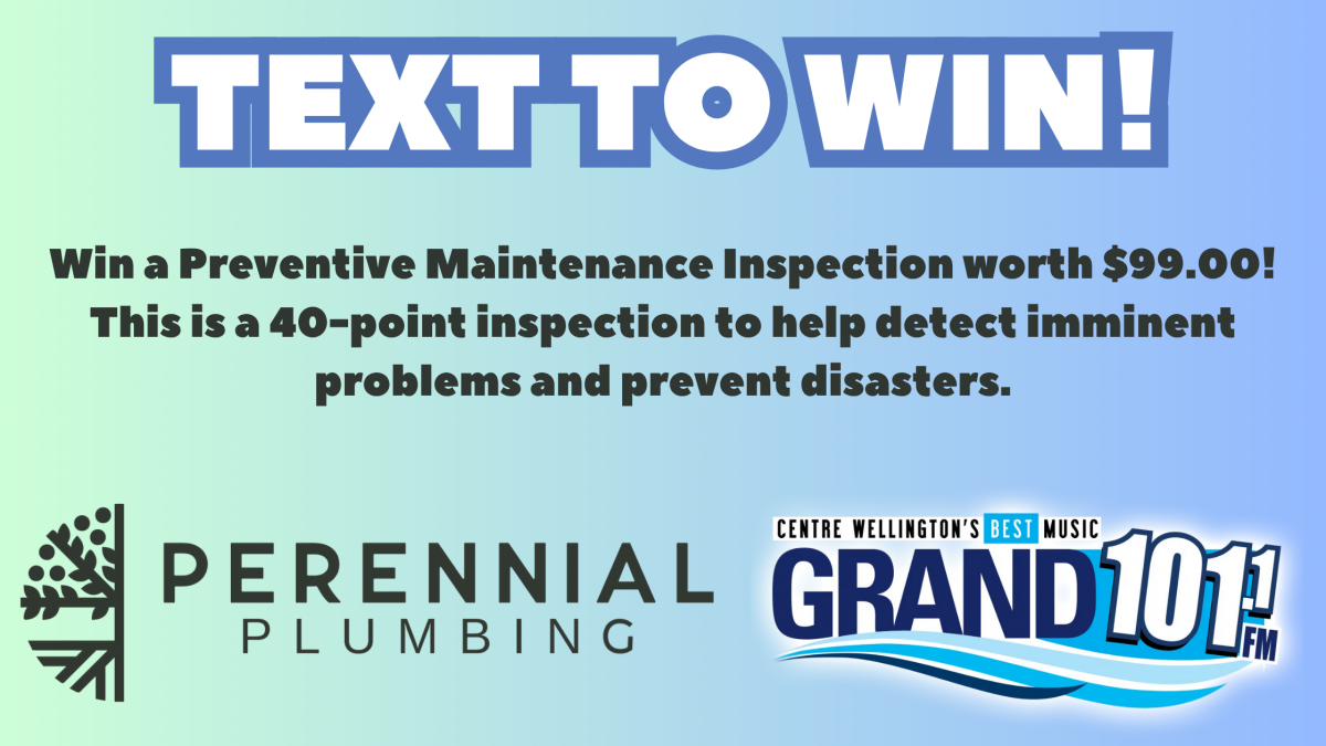TEXT TO WIN: Win a FREE Preventive Maintenance Inspection from Perennial Plumbing!