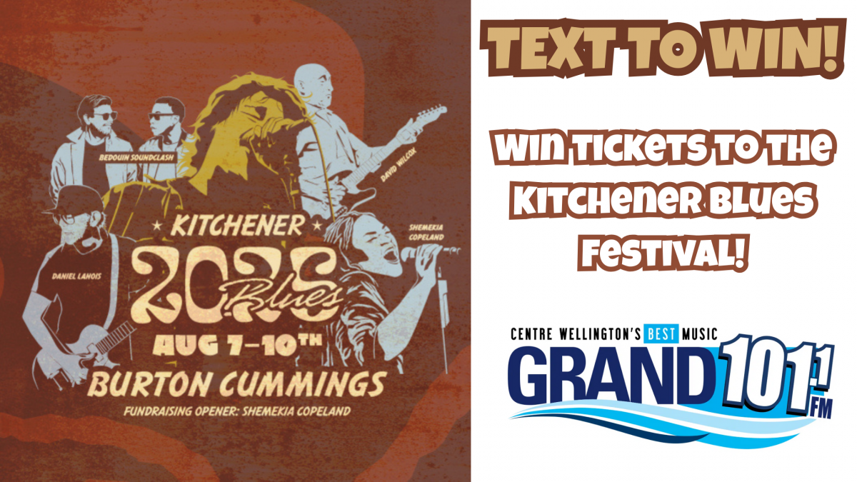 TEXT TO WIN: Win Tickets to The Kitchener Blues Festival