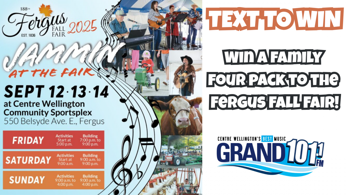 TEXT TO WIN: Win a Family Four Pack to the Fergus Fall Fair!