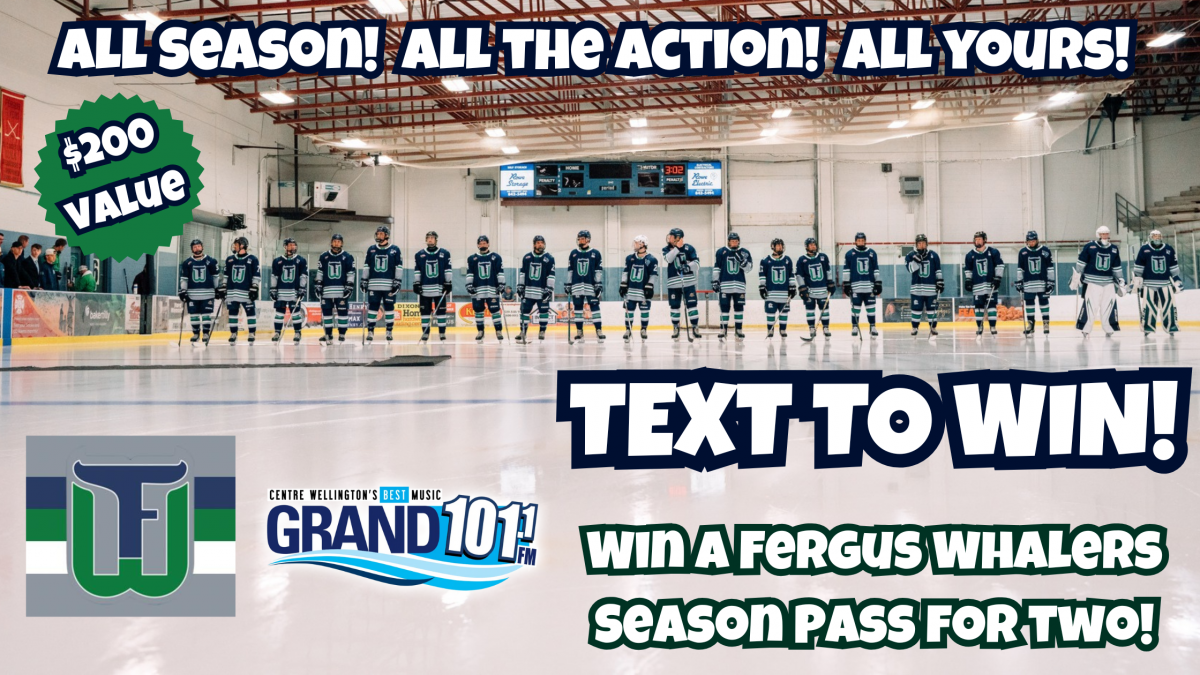 TEXT TO WIN: Win a Fergus Whalers Season Pass for Two!