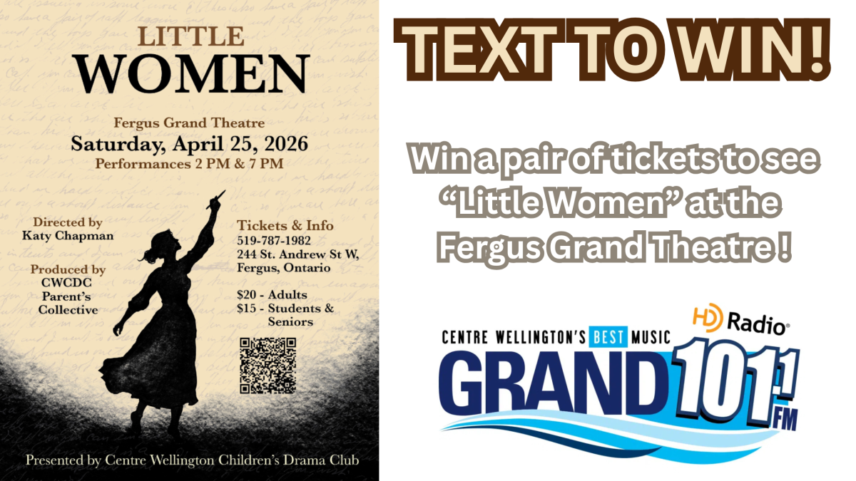 TEXT TO WIN: Win a pair of tickets to see