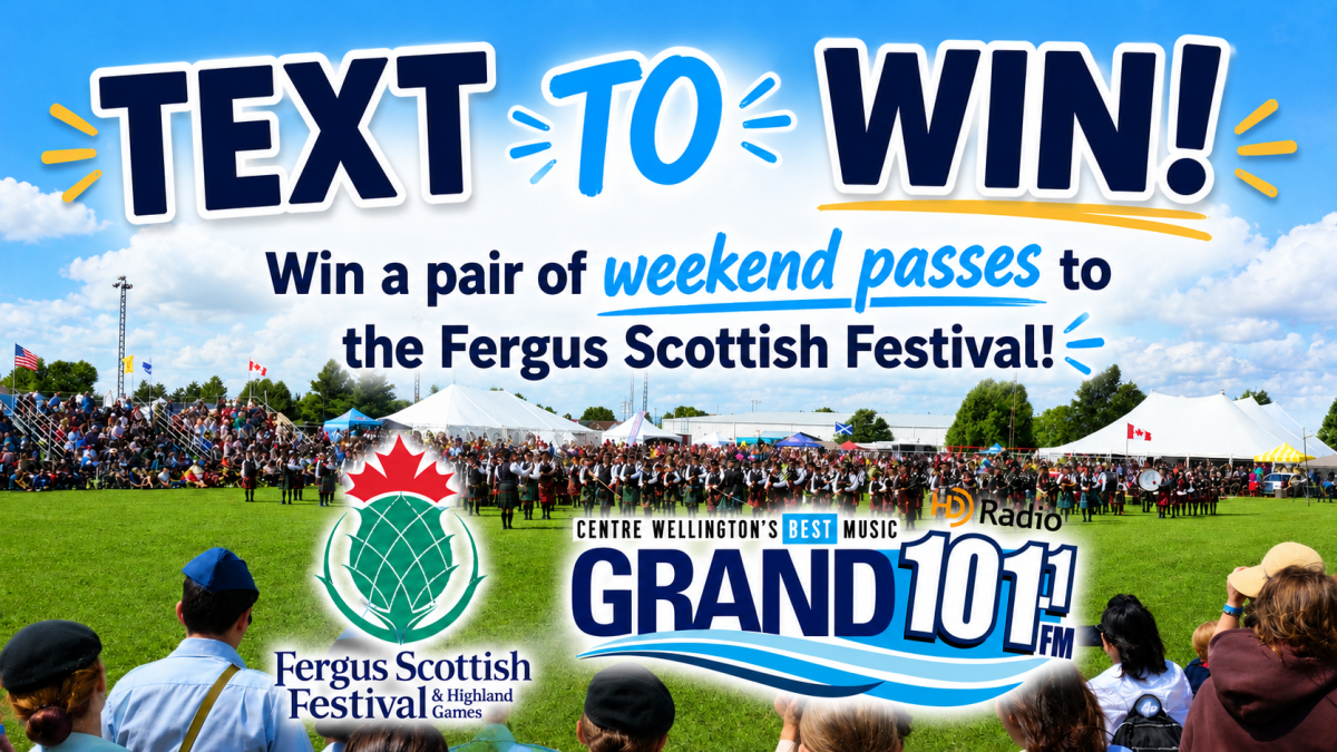 TEXT TO WIN: Win a Pair of Weekend Passes to the Fergus Scottish Festival