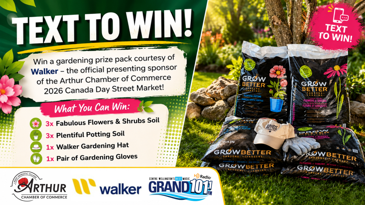 TEXT TO WIN: Win a Gardening Prize Pack!