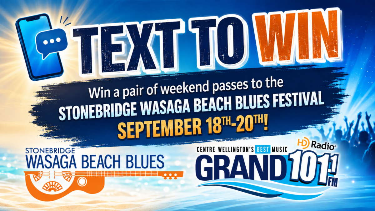 TEXT TO WIN: Win a Pair of Weekend Passes to the Stonebridge Wasaga Beach Blues Festival!