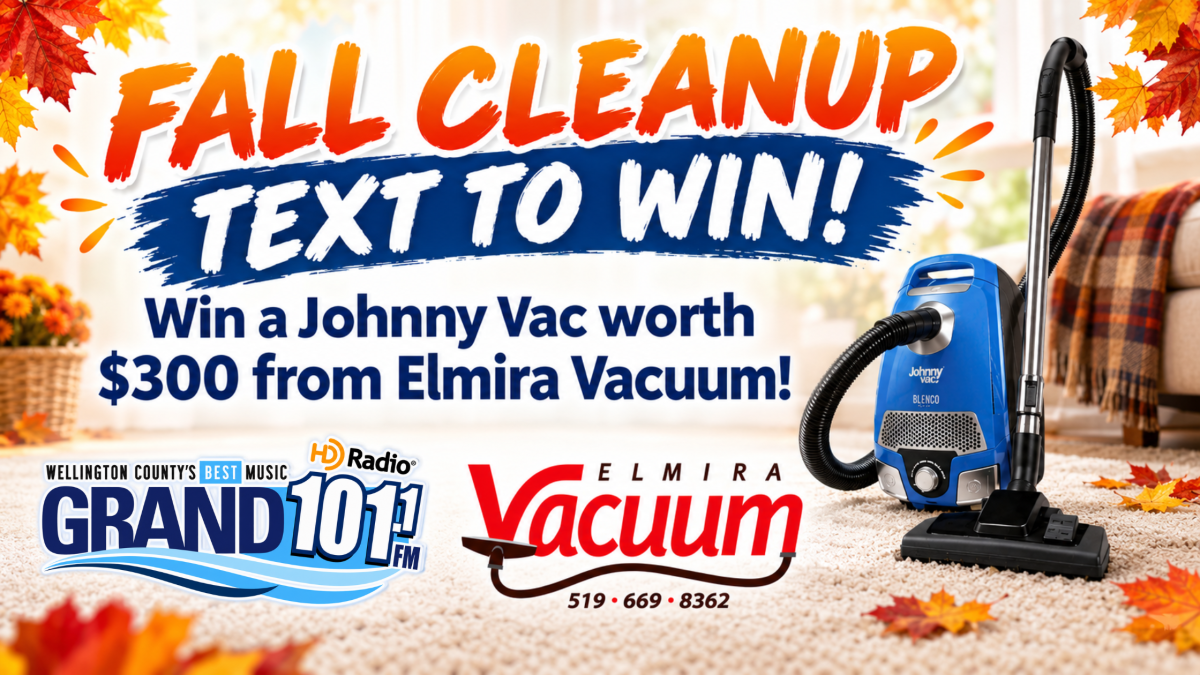 TEXT TO WIN: Win a Johnny Vac worth $300 from Elmira Vacuum!