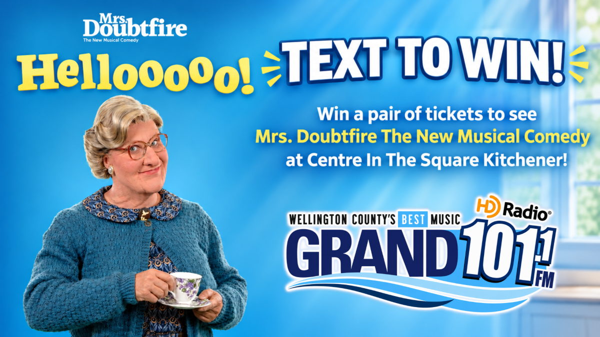 TEXT TO WIN: Win a pair of tickets to see Mrs. Doubtfire The New Musical Comedy at Centre in the Square!